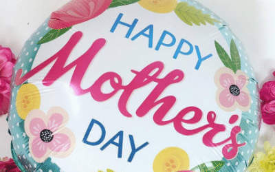 Happy mother's day flowers balloon