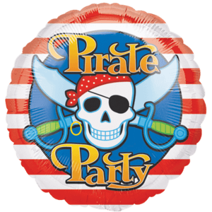 Pirates Party Balloon Small Image