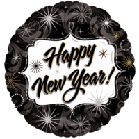 Happy New Year Banner Balloon