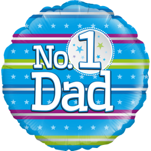 Number 1 Dad Balloon Small Image
