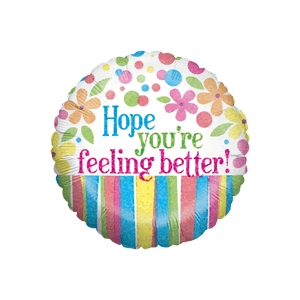 Pastel Hope Youre feeling Better Balloon Small Image