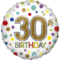 Birthday Age 30 Balloon